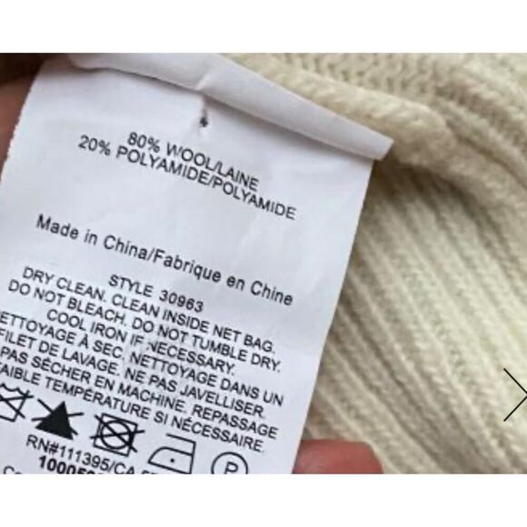 Tory Burch Lukas Sweater Wool size Small MSRP $298 - Picture 4 of 14